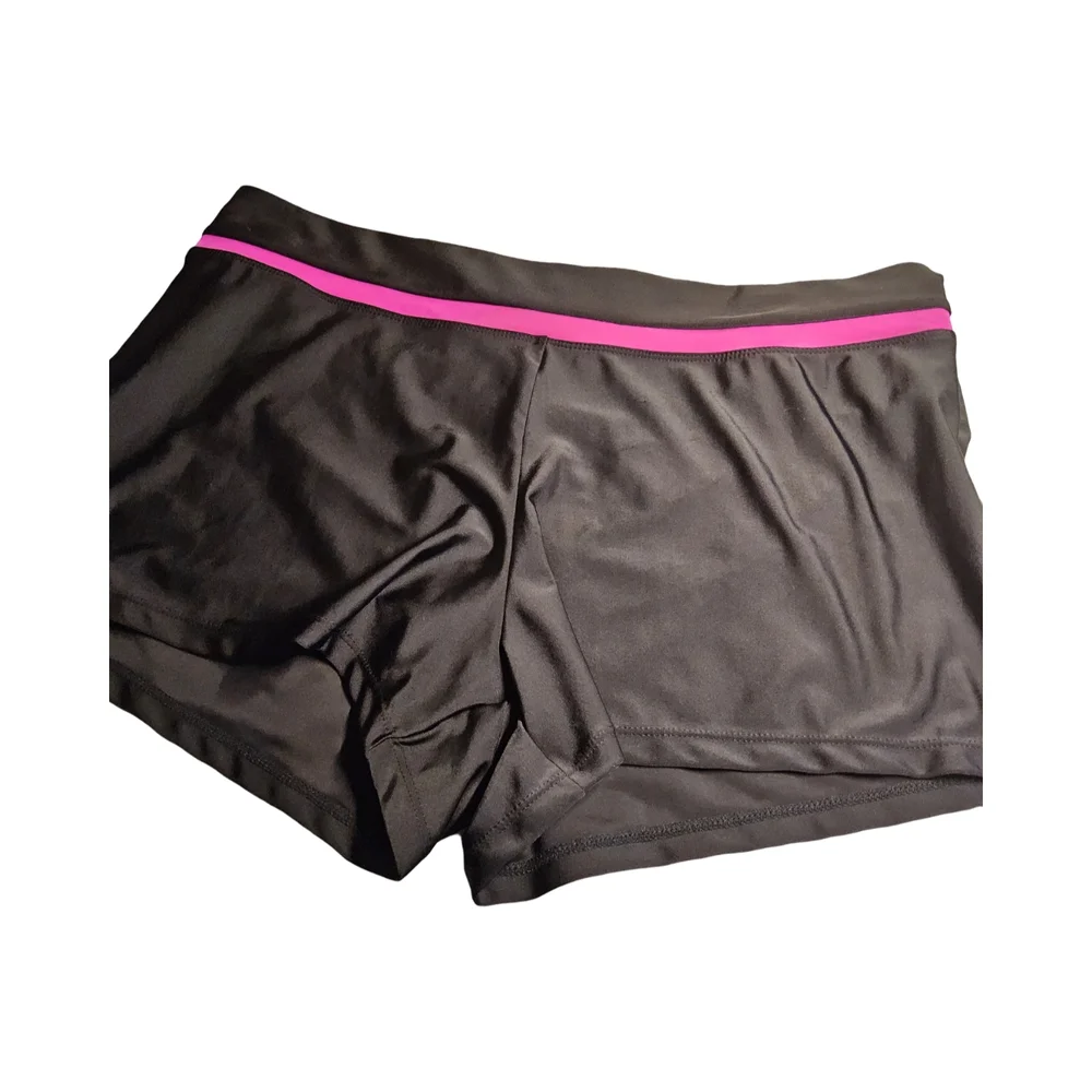 1 NWT Zeroposur Pink and Black swimwear top and bottom size XL
